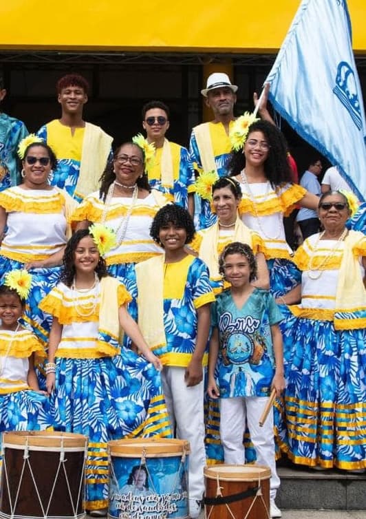 Cortejo Cultural com Associação Berço do Marabaixo